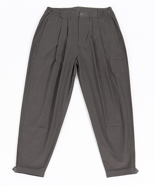 CAMBIO（カンビオ）の「mp6823-ワイドタックテーパードパンツ（その他パンツ・メンズ・ブラック/オリーブ/チャコール・S/M/L）」の6枚目の写真