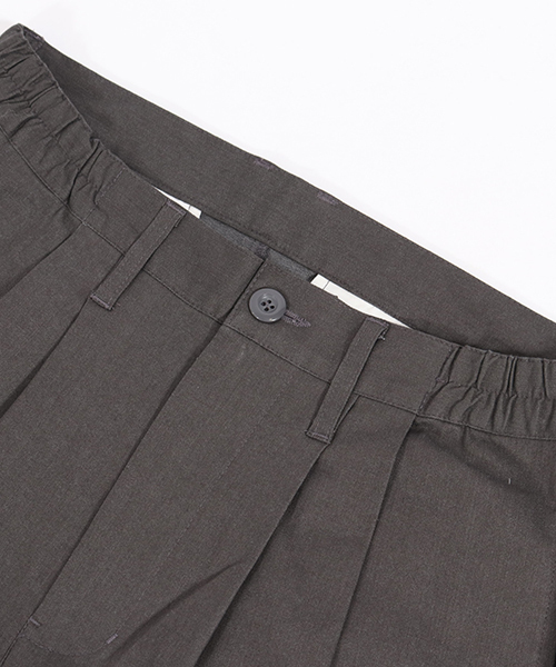 CAMBIO（カンビオ）の「mp6823-ワイドタックテーパードパンツ（その他パンツ・メンズ・ブラック/オリーブ/チャコール・S/M/L）」の14枚目の写真