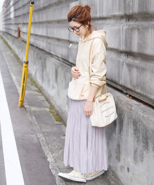 reca（レカ）の「スウェットパーカー（パーカー・レディース・ベージュ/グレー/ホワイト系その他・FREE）」の7枚目の写真