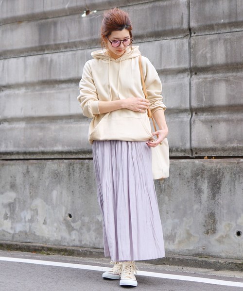 reca（レカ）の「スウェットパーカー（パーカー・レディース・ベージュ/グレー/ホワイト系その他・FREE）」の5枚目の写真