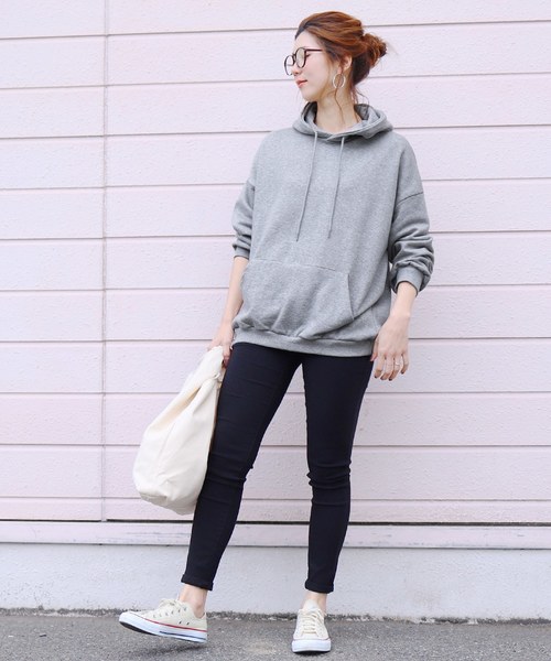 reca（レカ）の「スウェットパーカー（パーカー・レディース・ベージュ/グレー/ホワイト系その他・FREE）」の11枚目の写真