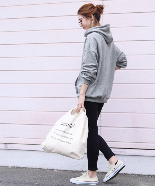 reca（レカ）の「スウェットパーカー（パーカー・レディース・ベージュ/グレー/ホワイト系その他・FREE）」の15枚目の写真