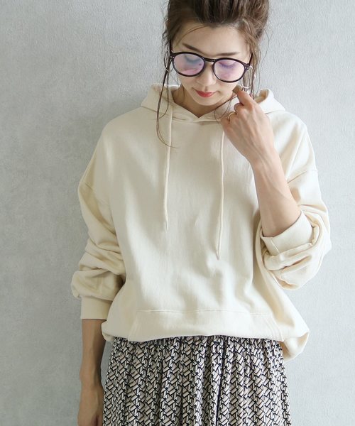 reca（レカ）の「スウェットパーカー（パーカー・レディース・ベージュ/グレー/ホワイト系その他・FREE）」の18枚目の写真