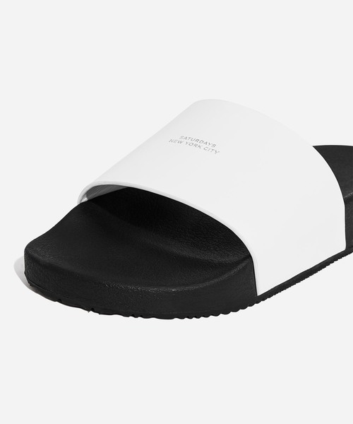 Saturdays NYC（サタデーズ ニューヨークシティ ）の「Banya Abrasivato Slide（サンダル・メンズ・ブラック/ホワイト・25.0cm/28.0cm/26.0cm/24.0cm/29.0cm/27.0cm）」の8枚目の写真