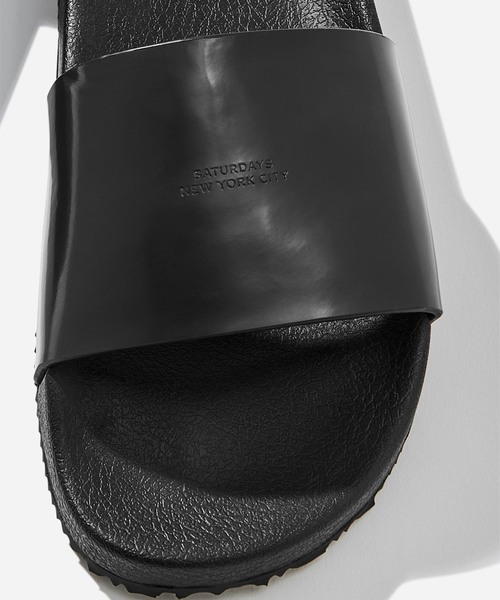 Saturdays NYC（サタデーズ ニューヨークシティ ）の「Banya Abrasivato Slide（サンダル・メンズ・ブラック/ホワイト・25.0cm/28.0cm/26.0cm/24.0cm/29.0cm/27.0cm）」の5枚目の写真