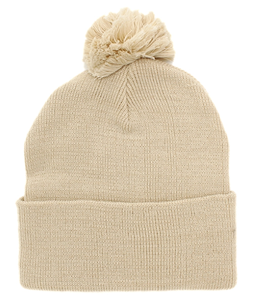 BEAMS BOY（ビームスボーイ）の「◎INFIELDER DESIGN / アクリルコットン ポンポン ワッチキャップ（ニットキャップ/ビーニー・レディース・ナチュラル/レッド系その他/ミント・ONE SIZE）」の8枚目の写真