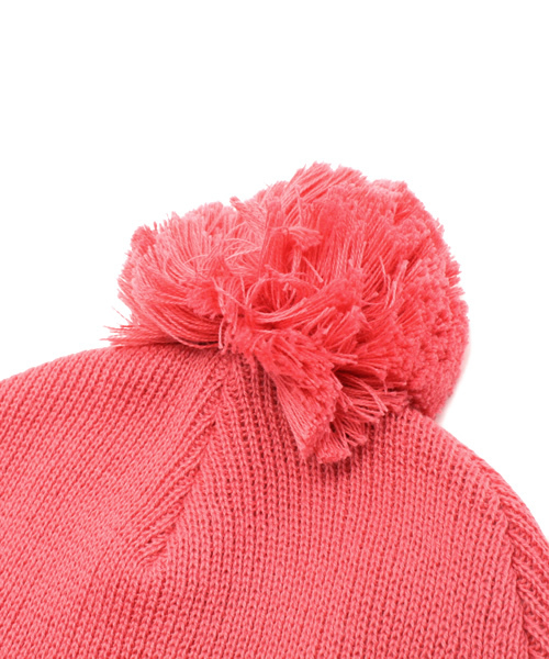 BEAMS BOY（ビームスボーイ）の「◎INFIELDER DESIGN / アクリルコットン ポンポン ワッチキャップ（ニットキャップ/ビーニー・レディース・ナチュラル/レッド系その他/ミント・ONE SIZE）」の5枚目の写真