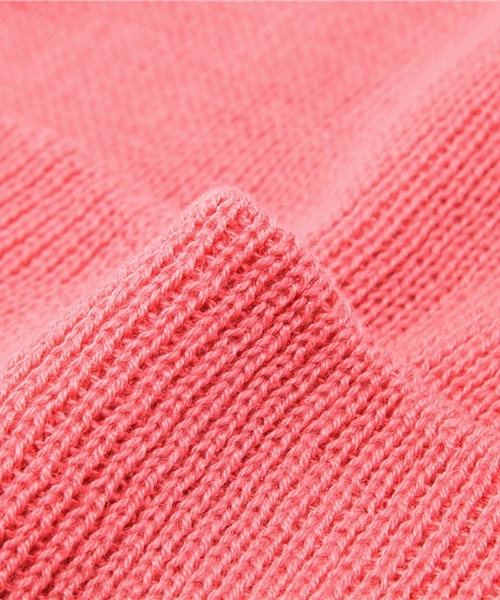 BEAMS BOY（ビームスボーイ）の「◎INFIELDER DESIGN / アクリルコットン ポンポン ワッチキャップ（ニットキャップ/ビーニー・レディース・ナチュラル/レッド系その他/ミント・ONE SIZE）」の7枚目の写真