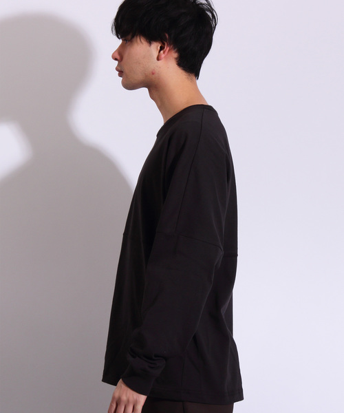 8(eight)(エイト)の「無地 ビッグTシャツ ロングTシャツ(Tシャツ/カットソー・メンズ・ホワイト/ブラック/ベージュ/ネイビー/レッド・MEDIUM/LARGE/X-LARGE)」の21枚目の写真