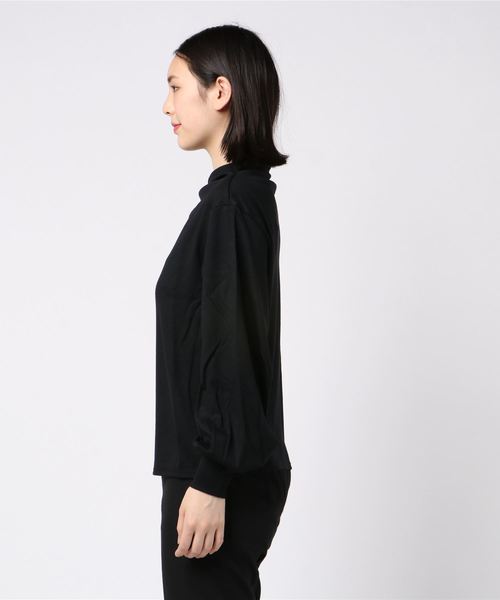 M/M ATTACHMENT（エムエムアタッチメント）の「【M/M ATTACHMENT】スーパー100ファインウールPO（シャツ/ブラウス・レディース・ブラック/ベージュ・2）」の4枚目の写真