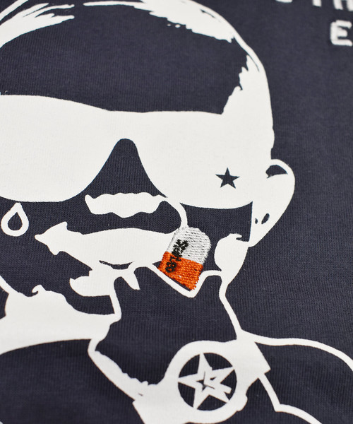 StarLean（スターリアン）の「【StaR★Leone】×【BRICK TOWN】コラボ BABY Tee 「capsule」（Tシャツ/カットソー・メンズ・ブラック/ネイビー/ホワイト・3/4/1/2）」の8枚目の写真