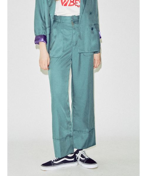 jouetie(ジュエティ)の「ロールアップルーズパンツ(その他パンツ・レディース・ベージュ/ピンク/グリーン/その他1・MEDIUM)」の3枚目の写真