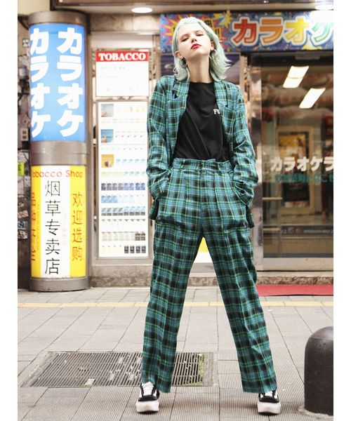 jouetie(ジュエティ)の「ロールアップルーズパンツ(その他パンツ・レディース・ベージュ/ピンク/グリーン/その他1・MEDIUM)」の9枚目の写真