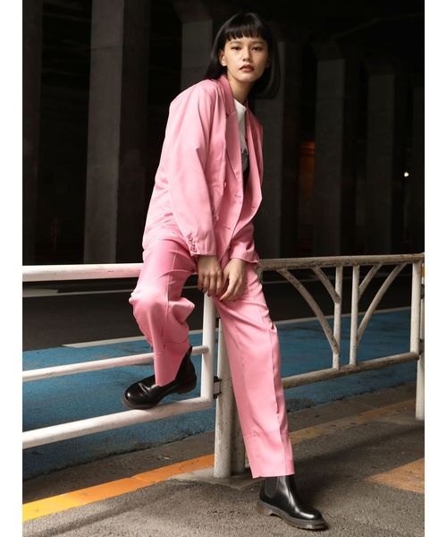 jouetie(ジュエティ)の「ロールアップルーズパンツ(その他パンツ・レディース・ベージュ/ピンク/グリーン/その他1・MEDIUM)」の5枚目の写真