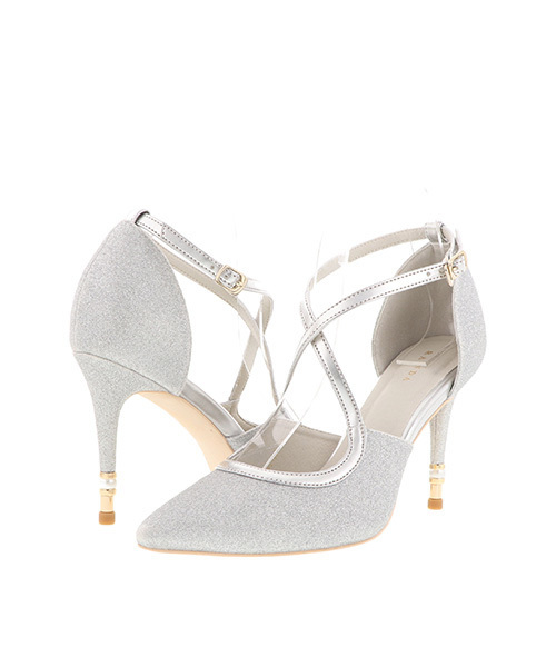 RANDA（ランダ）の「パールヒールセパレートパンプス（パンプス・レディース・ブラック/シルバー/ゴールド・LL/M/L/S）」の11枚目の写真