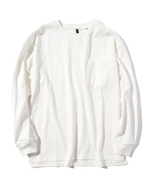 ポケット付きロングTシャツ