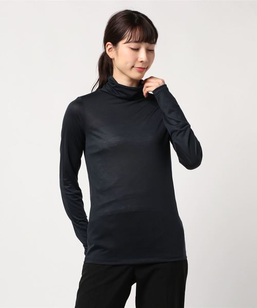 ATON（エイトン）の「ATON / ハイネックロングスリーブカットソー（T 