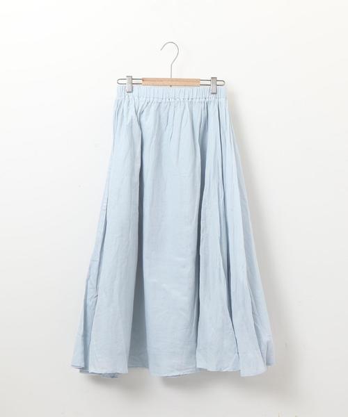 coen（コーエン）の「ソリッドマキシスカート#（スカート・レディース・ライトブルー/ライラック/ブラック/オフホワイト・FREE）」の9枚目の写真