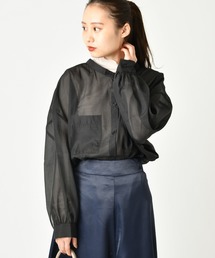 mystic | シアースタンドシャツ(シャツ/ブラウス)