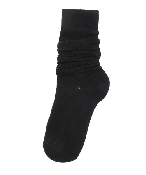 WEGO（ウィゴー）の「WEGO/クシュクシュソックス（ソックス/靴下・レディース・ホワイト/ブラック/グレー/ダークグリーン/ワイン/ネイビー/ライトパープル/ピンク・FREE）」の3枚目の写真