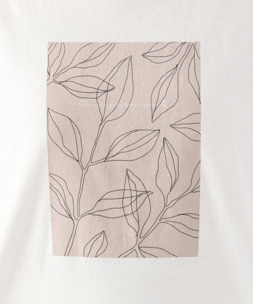 LOWRYS FARM（ローリーズファーム）の「ＡＲＴプリントＴＥＥ　877226（Tシャツ/カットソー・レディース・チャコールグレー/アイボリー/オフホワイト/グレー系その他/ホワイト系その他・FREE）」の12枚目の写真