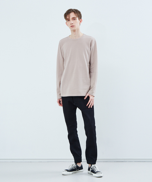ABAHOUSE(アバハウス)の「【展開店舗限定】ストレッチタックフライス長袖Tシャツ(Tシャツ/カットソー・メンズ・ホワイト/ネイビー/グレー/ピンク/グレイッシュベージュ・46/48/50)」の19枚目の写真