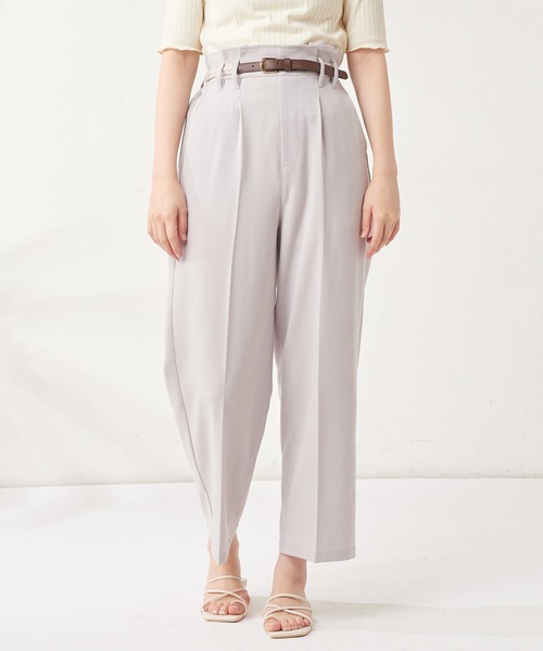 natural couture（ナチュラルクチュール）の「編み込みベルト付きパンツ（その他パンツ・レディース・ベージュ/ミント/ラベンダー・FREE）」の14枚目の写真