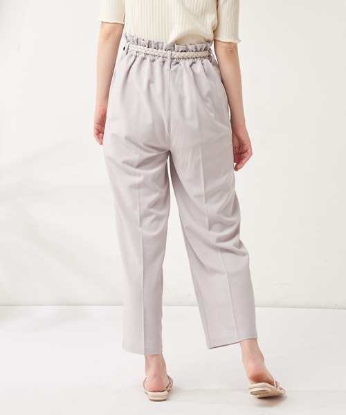 natural couture（ナチュラルクチュール）の「編み込みベルト付きパンツ（その他パンツ・レディース・ベージュ/ミント/ラベンダー・FREE）」の16枚目の写真