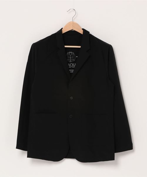 Request(リクエスト)の「【REQUEST】 撥水ストレッチ パッカブルジャケット(テーラードジャケット・メンズ・ネイビー/ブラック/ベージュ・2/3/4)」の1枚目の写真
