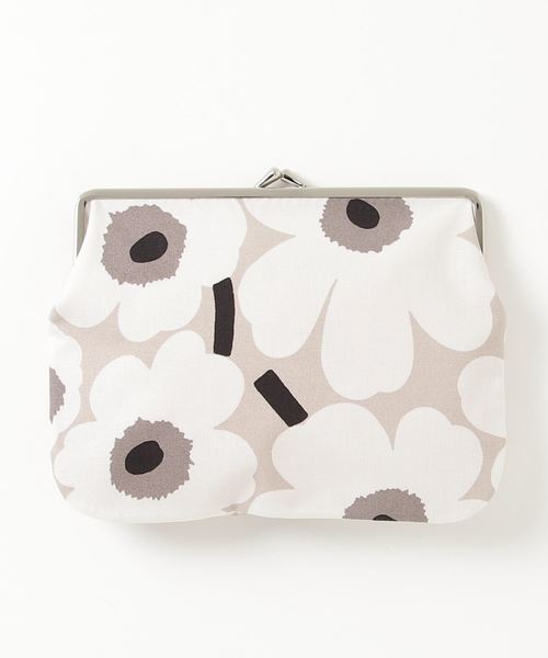 【2023SS】マリメッコ/ Puolikas kukkaro Mini Unikko ポーチ Mini Unikko Puolikas Kukkaro がま口ポーチ | Maija Isola