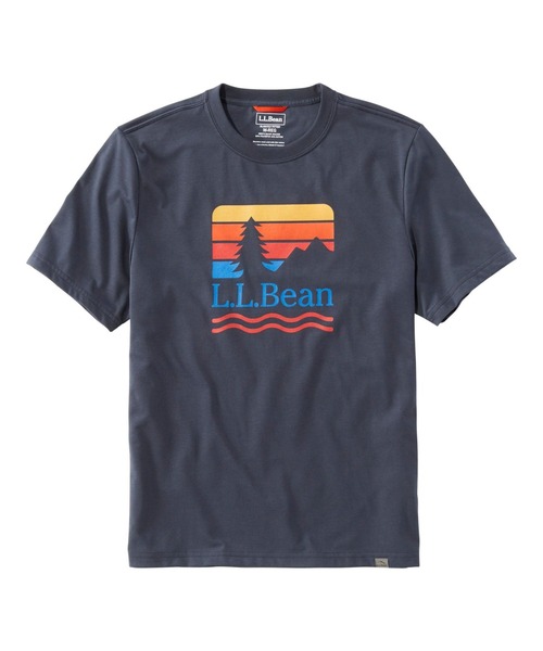 L.L.Bean(エルエルビーン)の「パフォーマンス・グラフィック・ティ、半袖 ジャパン・フィット(Tシャツ/カットソー・メンズ・グレー系その他/ネイビー/ヘザーグレー/ブルー系その他/オリーブ/ロイヤルブルー/オレンジ/グレー系その他2/ネイビー系/黄土色系・SMALL/LARGE/MEDIUM/X-LARGE)」の9枚目の写真