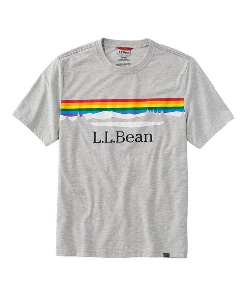 L.L.Bean(エルエルビーン)の「パフォーマンス・グラフィック・ティ、半袖 ジャパン・フィット(Tシャツ/カットソー・メンズ・グレー系その他/ネイビー/ヘザーグレー/ブルー系その他/オリーブ/ロイヤルブルー/オレンジ/グレー系その他2/ネイビー系/黄土色系・SMALL/LARGE/MEDIUM/X-LARGE)」の4枚目の写真