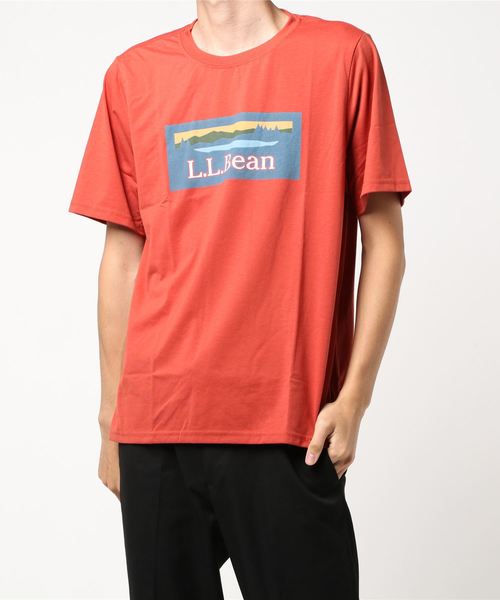 L.L.Bean(エルエルビーン)の「パフォーマンス・グラフィック・ティ、半袖 ジャパン・フィット(Tシャツ/カットソー・メンズ・グレー系その他/ネイビー/ヘザーグレー/ブルー系その他/オリーブ/ロイヤルブルー/オレンジ/グレー系その他2/ネイビー系/黄土色系・SMALL/LARGE/MEDIUM/X-LARGE)」の13枚目の写真
