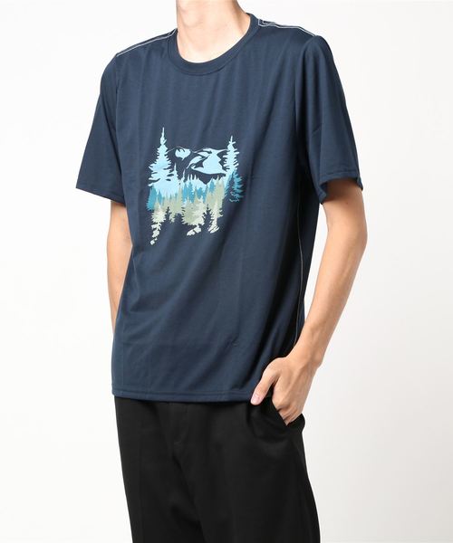 L.L.Bean(エルエルビーン)の「パフォーマンス・グラフィック・ティ、半袖 ジャパン・フィット(Tシャツ/カットソー・メンズ・グレー系その他/ネイビー/ヘザーグレー/ブルー系その他/オリーブ/ロイヤルブルー/オレンジ/グレー系その他2/ネイビー系/黄土色系・SMALL/LARGE/MEDIUM/X-LARGE)」の16枚目の写真