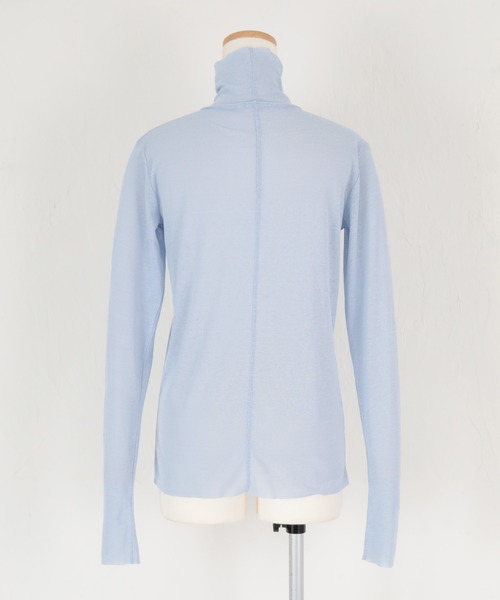 カットオフシアーハイネックカットソー