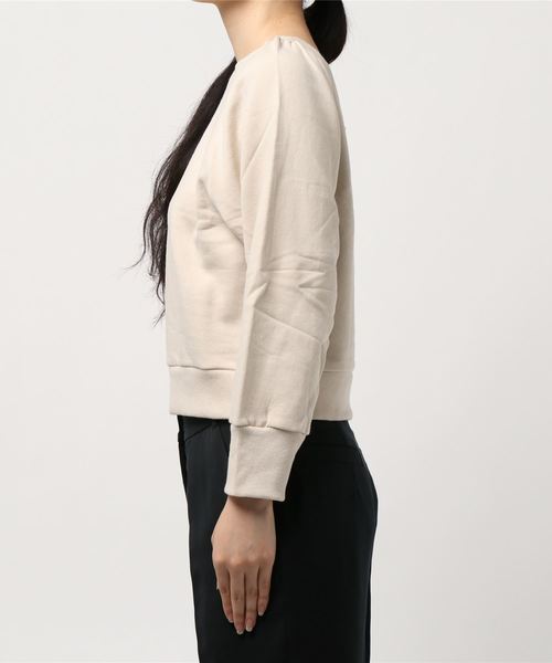 flower（フラワー）の「リラックスコンパクトスウェット（スウェット・レディース・アイボリー/ベージュ・FREE）」の3枚目の写真