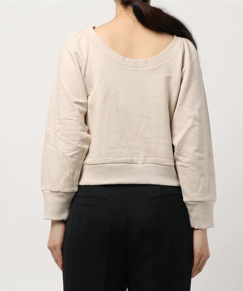 flower（フラワー）の「リラックスコンパクトスウェット（スウェット・レディース・アイボリー/ベージュ・FREE）」の4枚目の写真