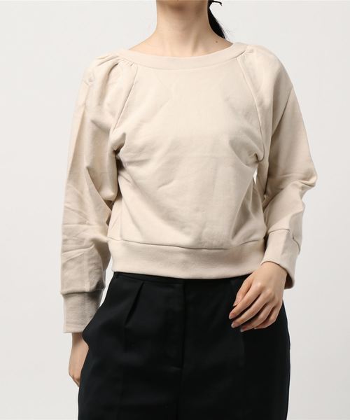 flower（フラワー）の「リラックスコンパクトスウェット（スウェット・レディース・アイボリー/ベージュ・FREE）」の6枚目の写真