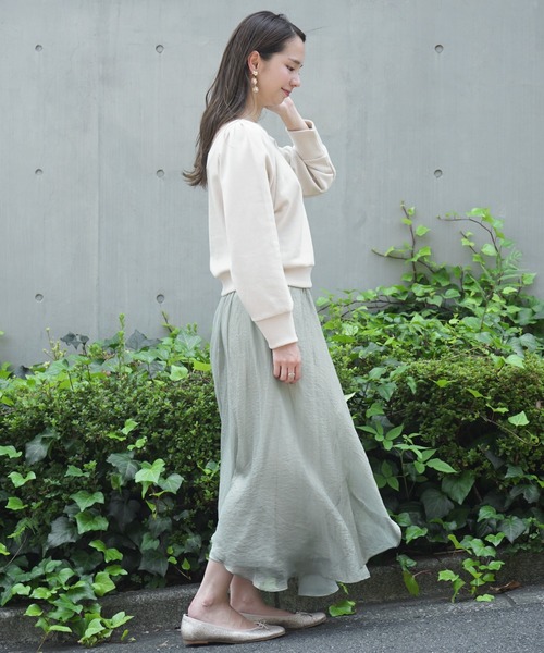 flower（フラワー）の「リラックスコンパクトスウェット（スウェット・レディース・アイボリー/ベージュ・FREE）」の17枚目の写真