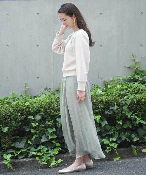 flower（フラワー）の「リラックスコンパクトスウェット（スウェット・レディース・アイボリー/ベージュ・FREE）」の15枚目の写真