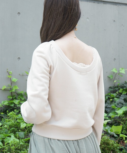 flower（フラワー）の「リラックスコンパクトスウェット（スウェット・レディース・アイボリー/ベージュ・FREE）」の14枚目の写真