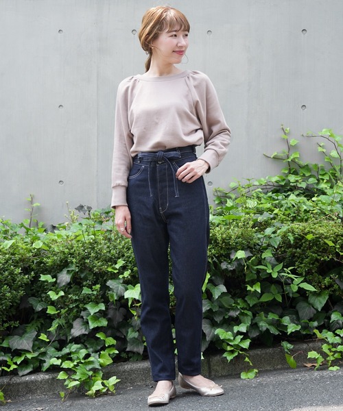 flower（フラワー）の「リラックスコンパクトスウェット（スウェット・レディース・アイボリー/ベージュ・FREE）」の12枚目の写真