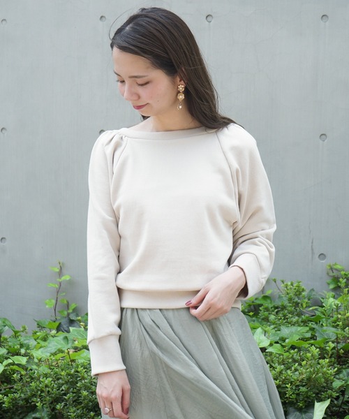 flower（フラワー）の「リラックスコンパクトスウェット（スウェット・レディース・アイボリー/ベージュ・FREE）」の20枚目の写真