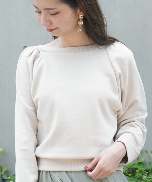 flower（フラワー）の「リラックスコンパクトスウェット（スウェット・レディース・アイボリー/ベージュ・FREE）」の19枚目の写真