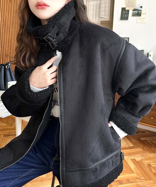 セール】【累計販売枚数3万枚突破！】スエード×ボアフェイクムートンB