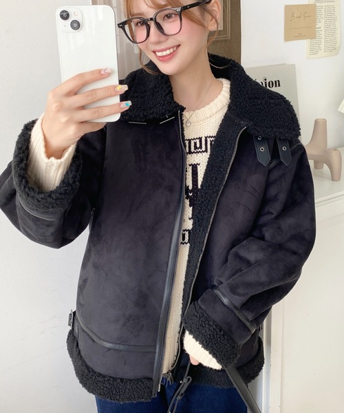 セール】【累計販売枚数3万枚突破！】スエード×ボアフェイクムートンB