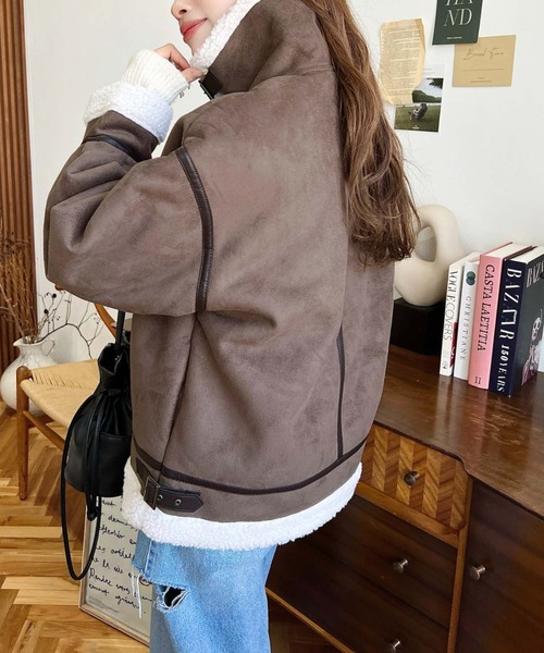 セール】【累計販売枚数3万枚突破！】スエード×ボアフェイクムートンB