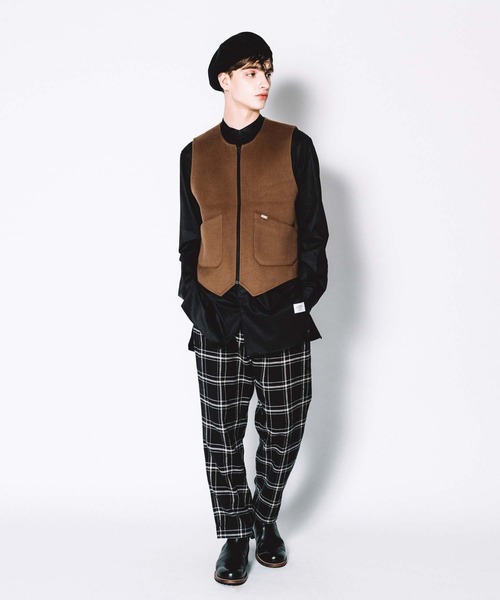 CRIMIE（クライミー）の「KURT CHECK EASY PANTS（その他パンツ・メンズ・ブラック/ブラウン/グレー・XL/M/S/XXL/L）」の4枚目の写真