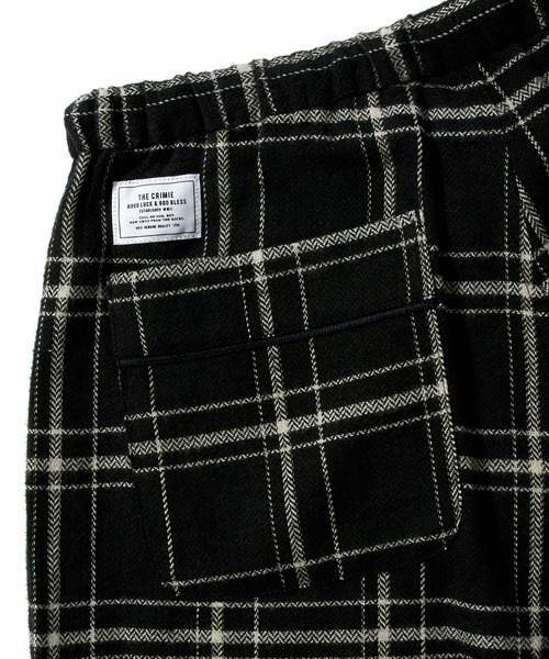 CRIMIE（クライミー）の「KURT CHECK EASY PANTS（その他パンツ・メンズ・ブラック/ブラウン/グレー・XL/M/S/XXL/L）」の9枚目の写真