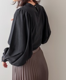 natural couture | スタンドカラー袖コンシャスブラウス(シャツ/ブラウス)